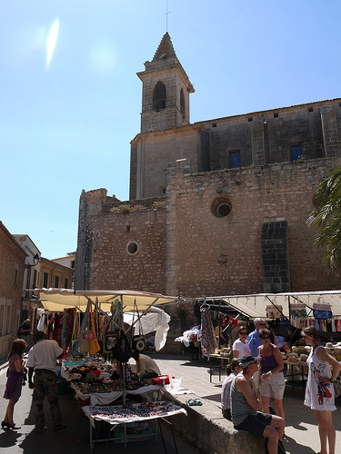 Markedet i Santanyi. Foto: GanMed64