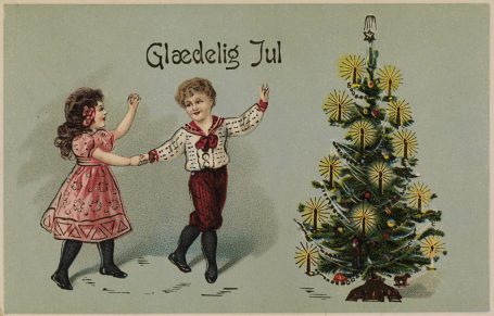 Julekort fra Tyskland, ca. 1910. Kilde: Nasjonalbiblioteket