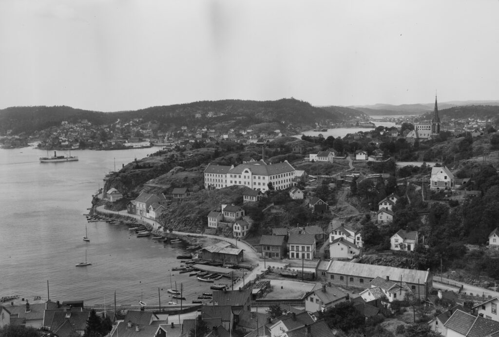 BIlde av Arendal fra tidlig 1900-tallet